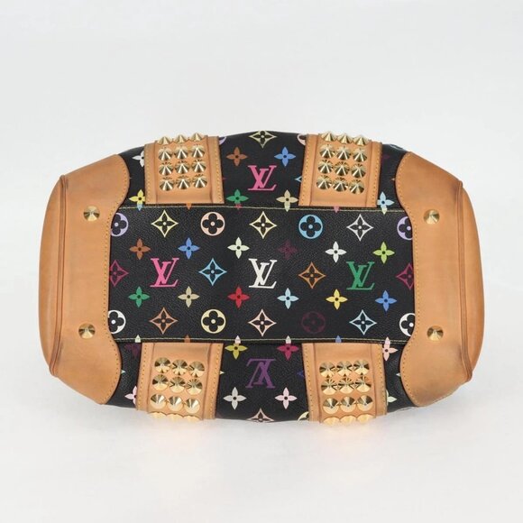 LOUIS VUITTON Monogram Multicolor Courtney MM Bag 2way Black - Picture 8 of 16